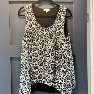 Animal Print sleeveless top